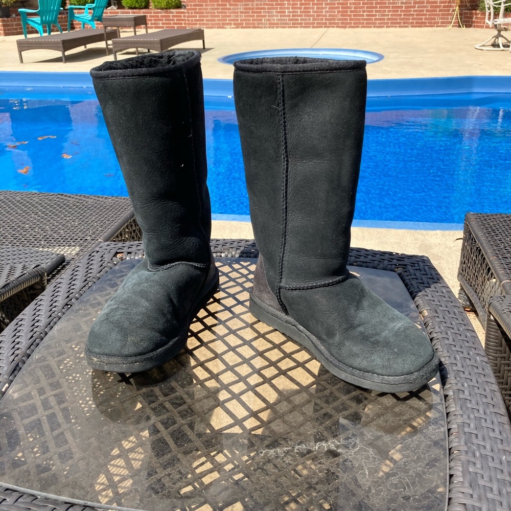 Ugg Black Tall Boots-Pair Two